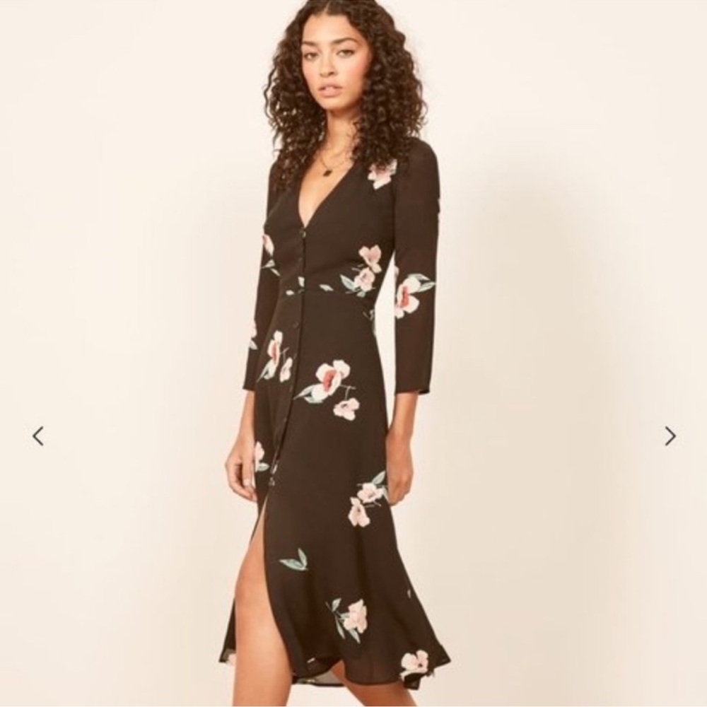 Reformation long sleeve dress